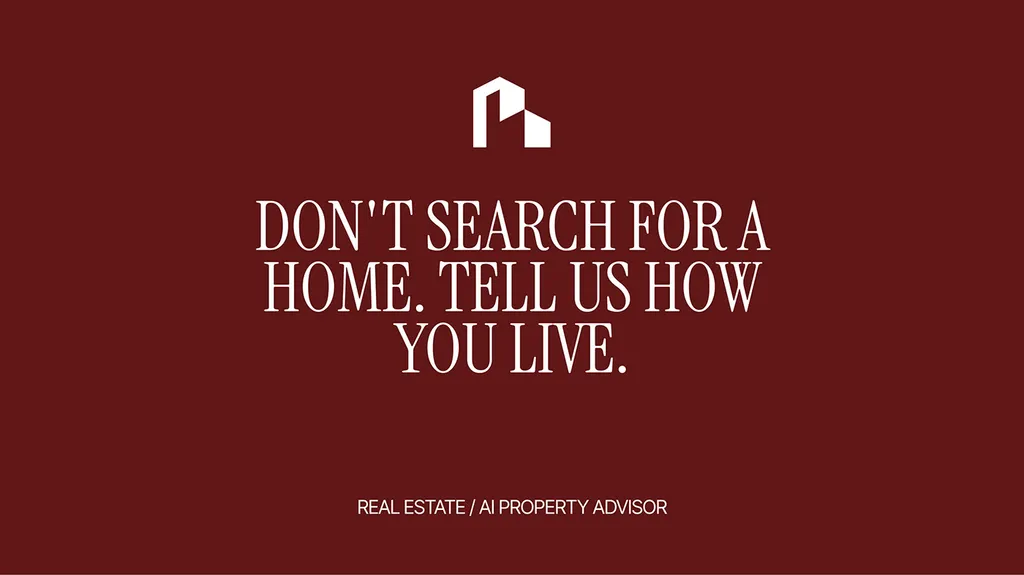 Lyvio line on burgundy: “Don’t search for a home. Tell us how you live.”