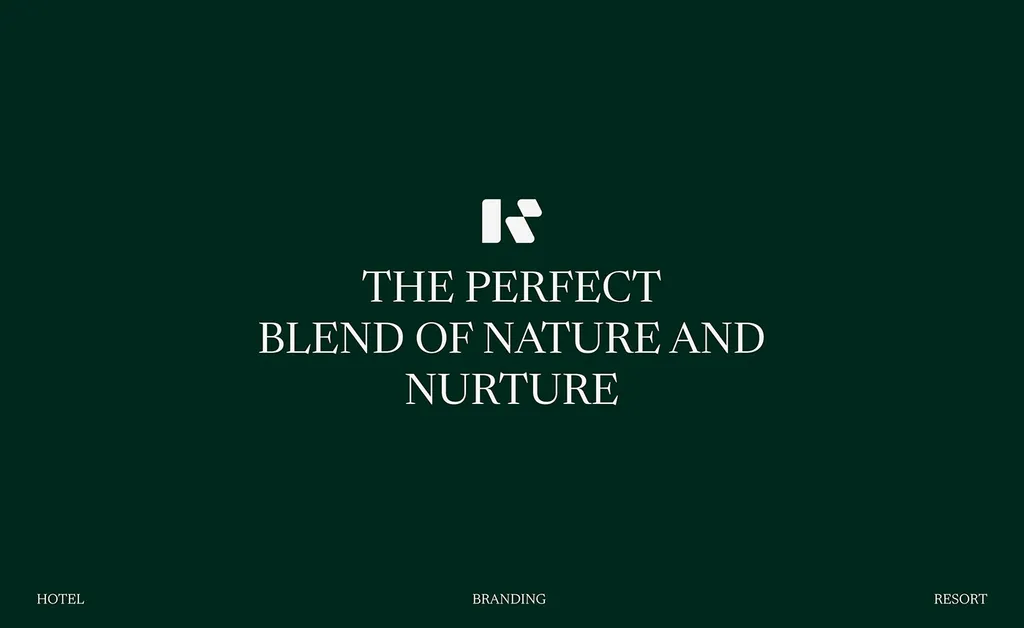Reva7 statement in serif capitals on dark green: “The perfect blend of nature and nurture”