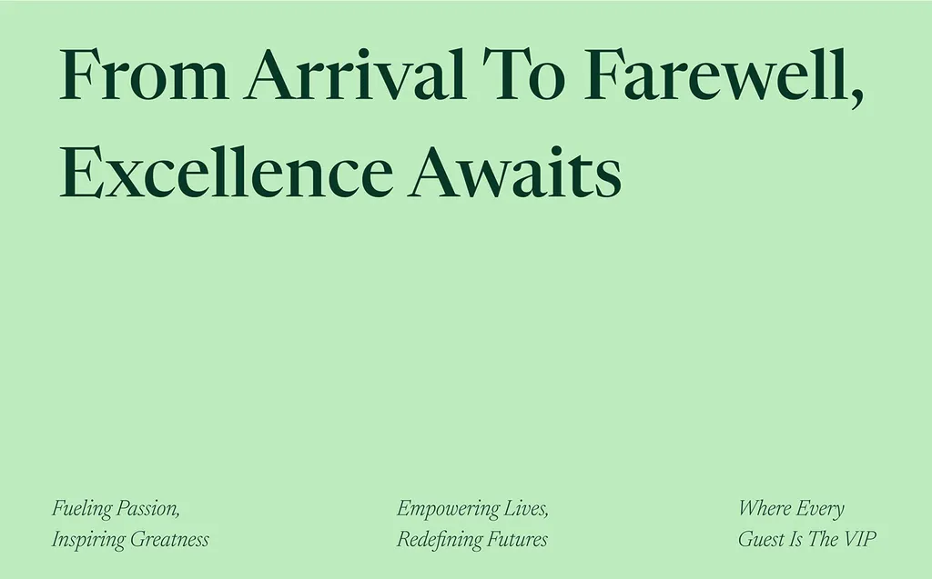 Reva7 headline on mint: “From Arrival To Farewell, Excellence Awaits”